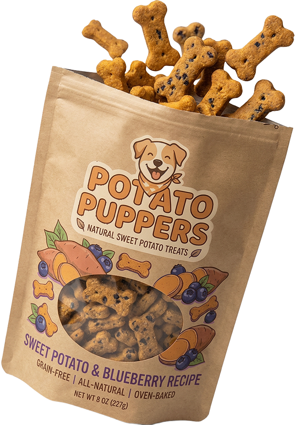 Sweet Potato Blueberry treats bag
