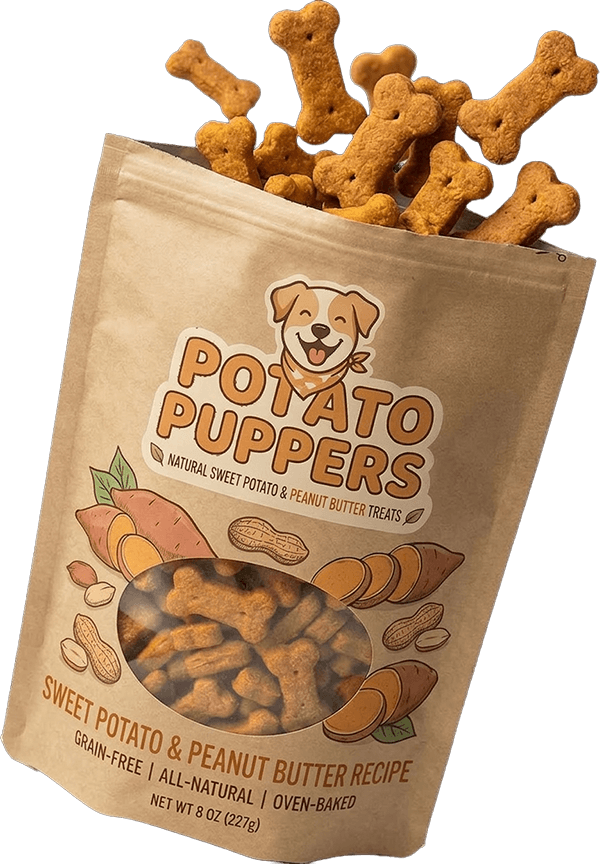 Sweet Potato Peanut Butter treats bag