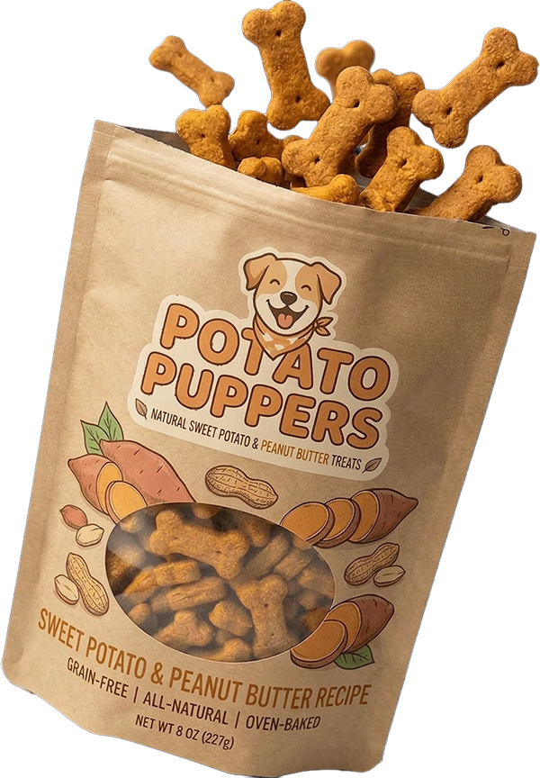 Sweet Potato Peanut Butter treats bag